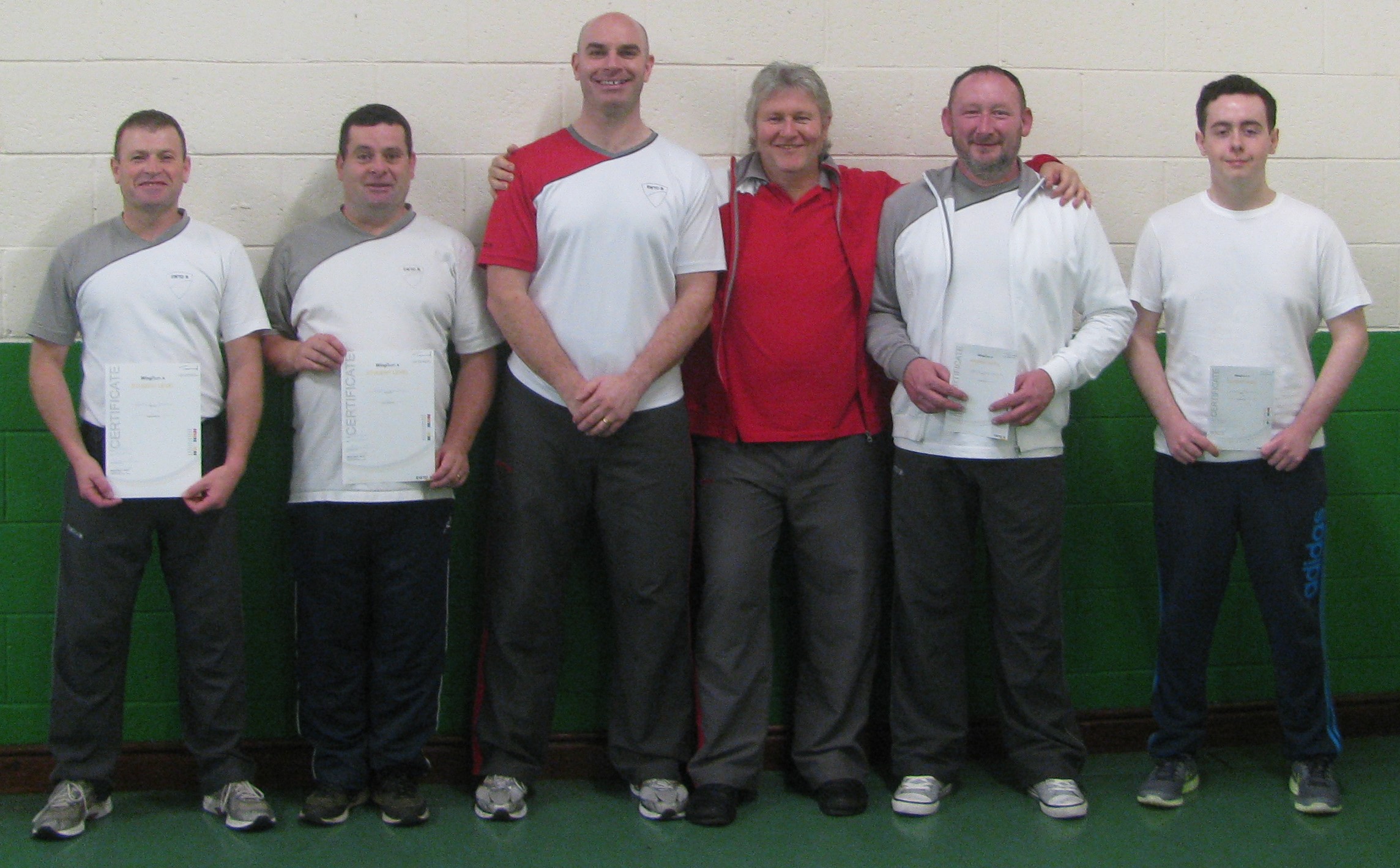 Wing Tsun Navan members with Dai-Sifu Tausend after the Winter 2015 seminars