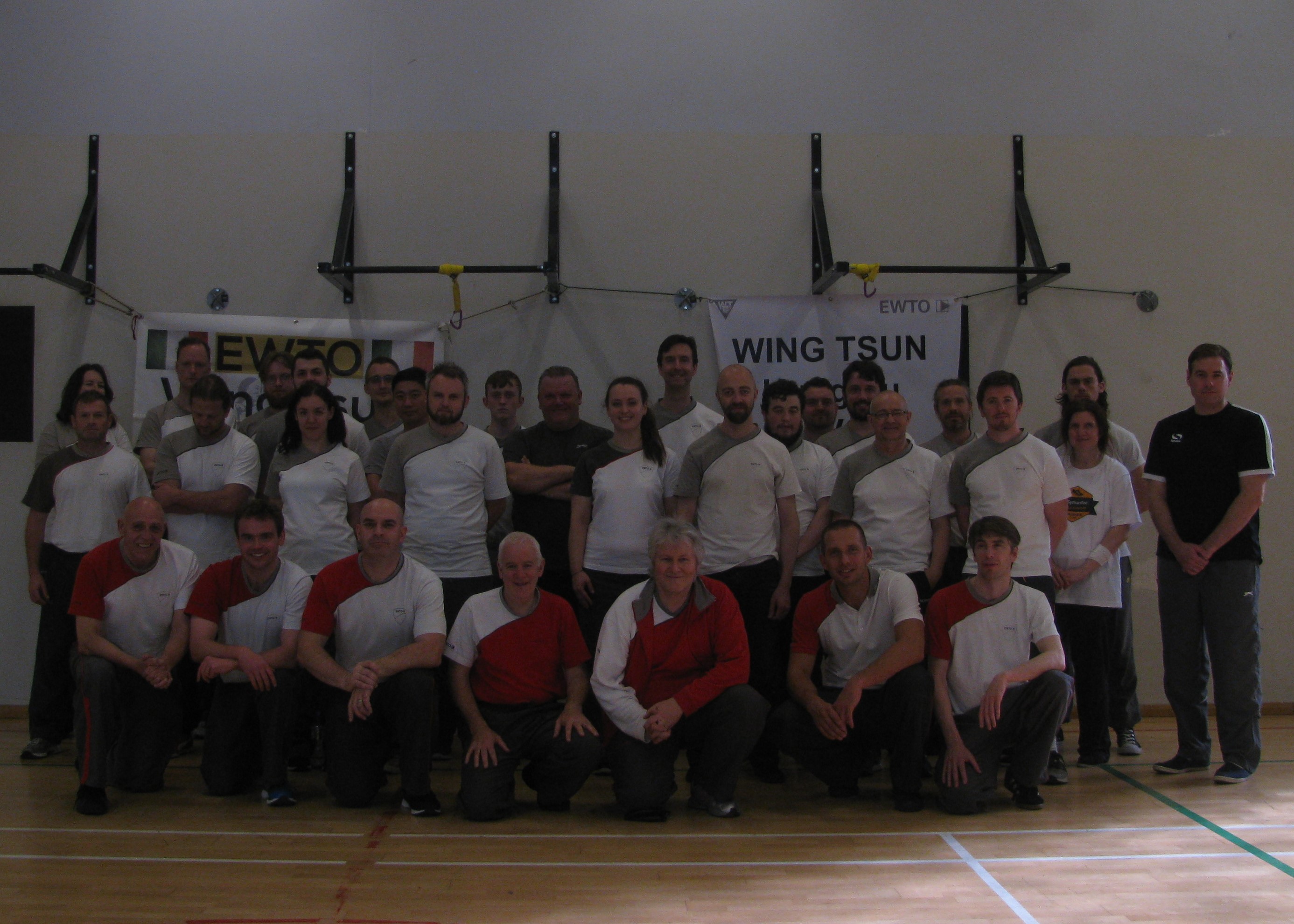 Sifu Tausend and Sifu Canavan with the attendees of the IEWTO seminar